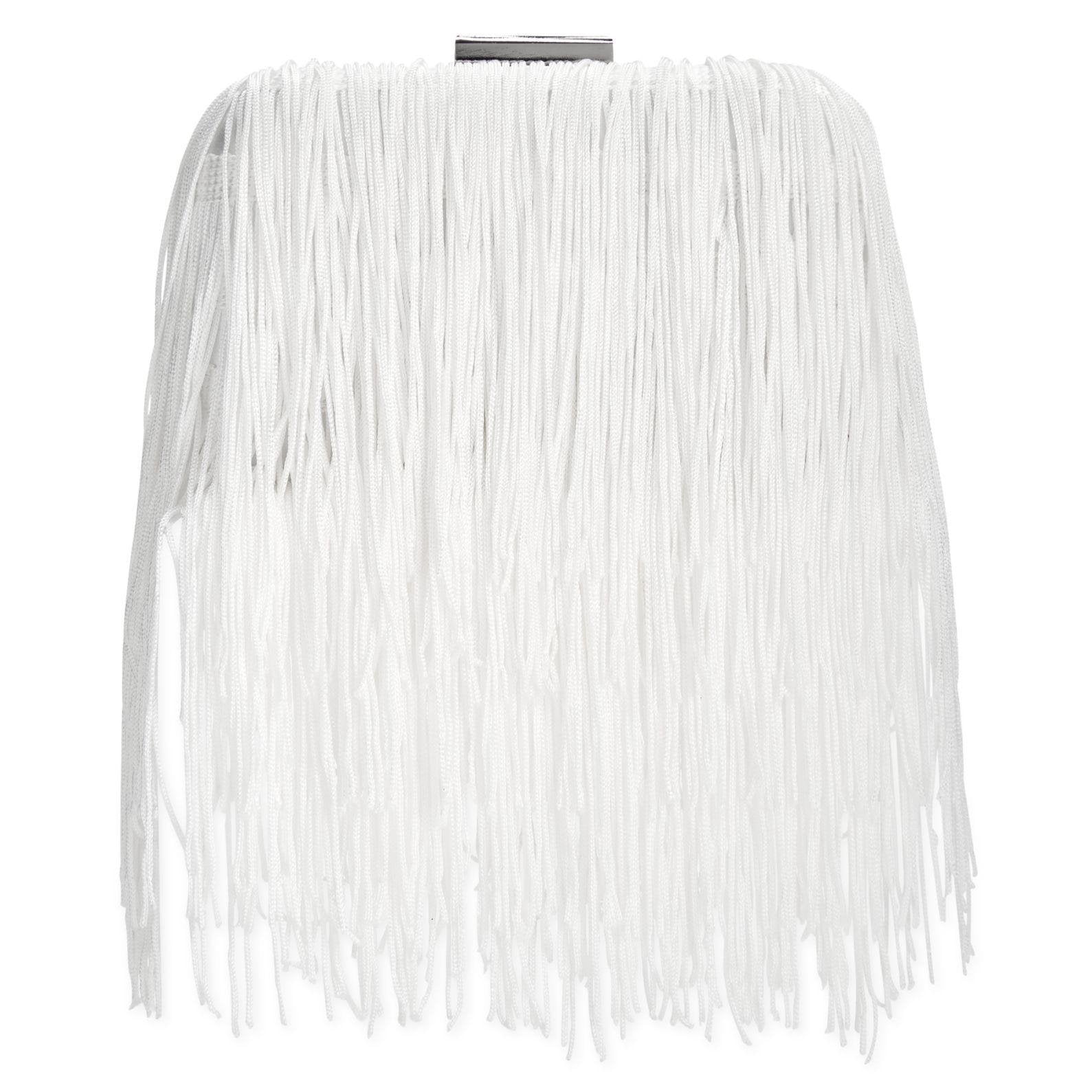 Colie Fringe Clutch