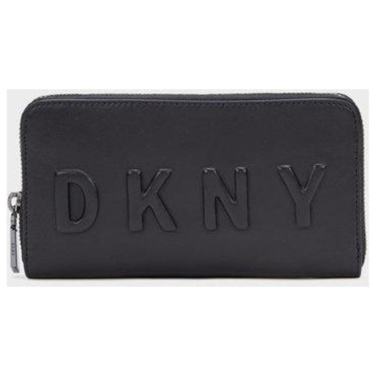 Large Zip Around Logo Wallet