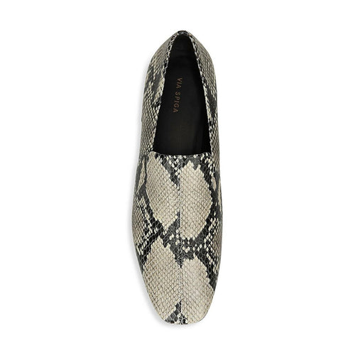 Baudelaire Embossed-Leather Loafers Brown