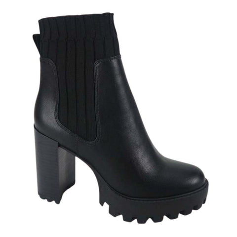 Pointy Toe Corset Lace Up Bootie