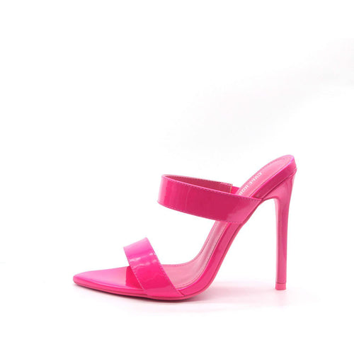 Sangria Open-To Heeled Mule Sandals