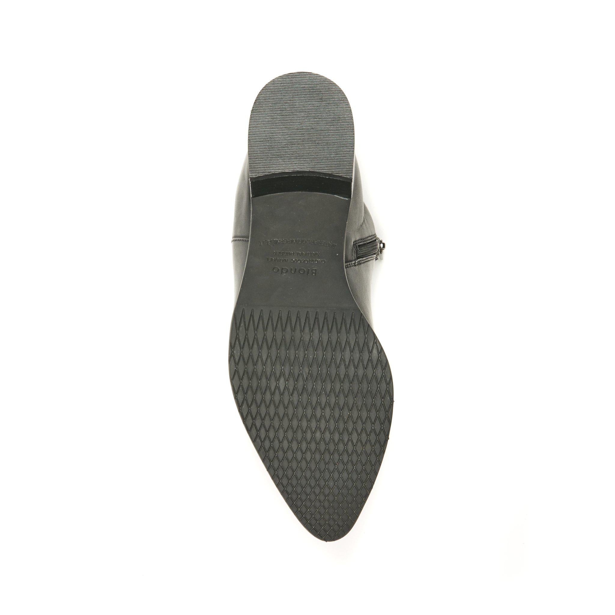 Elvina Waterproof Leather Block Heel Chelsea Boot