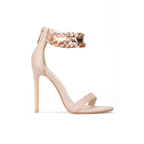 Seth Embellished Ankle Strap High-Heel Sandals
