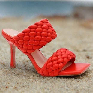 Seth Embellished Ankle Strap High-Heel Sandals