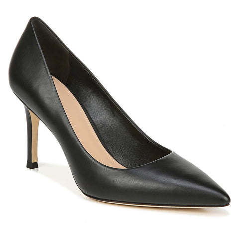 Beatrice Square-Toe Block-Heel Pumps