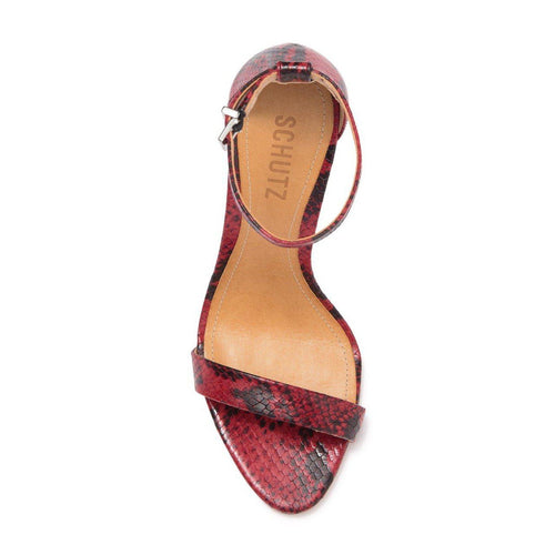 Cadey Lee Open Toe Sandal Scarlet