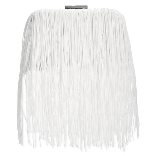 Colie Fringe Clutch