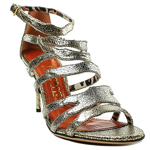 Seth Embellished Ankle Strap High-Heel Sandals