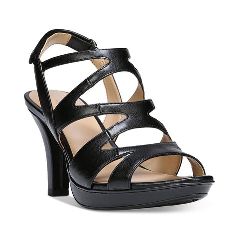 Dianna Slingback Silver Glitter Open Toe Sandals