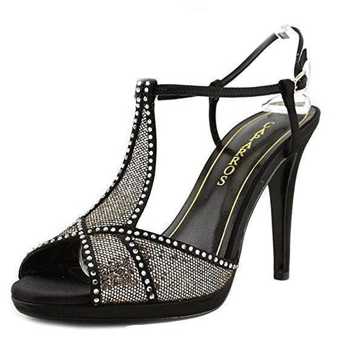 Caparros Womens Canvas Open Toe Casual T-Strap Sandals-Shoes-Caparros-6-ShoeShock