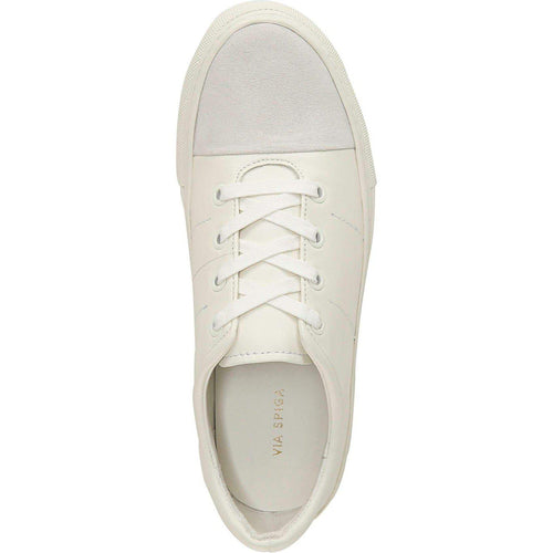 Sybil Platform Sneakers (Milk Leather)