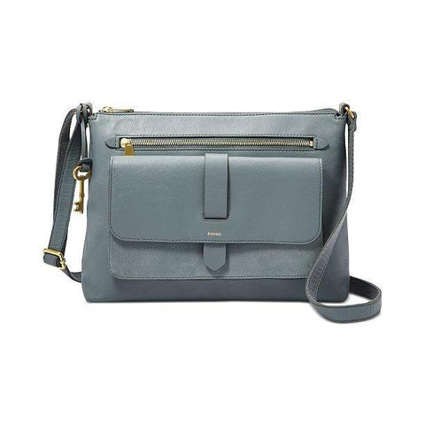Border Rivets Mixed Leather Dreamer Satchel