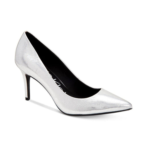 Gayle Silver Metallic Pumps