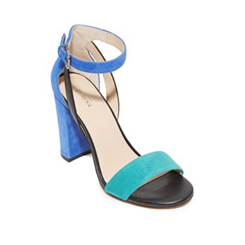 Seth Embellished Ankle Strap High-Heel Sandals