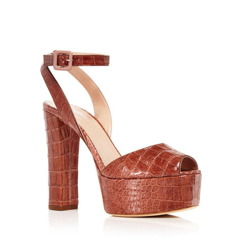 Pepero Clear Rhinestone Open Toe Bootie