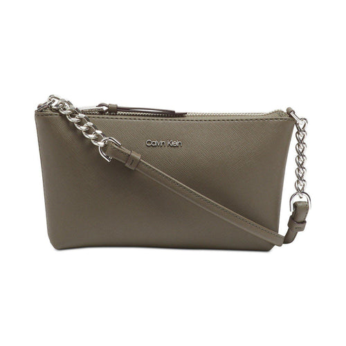 Hayden Saffiano Leather Chain Crossbody