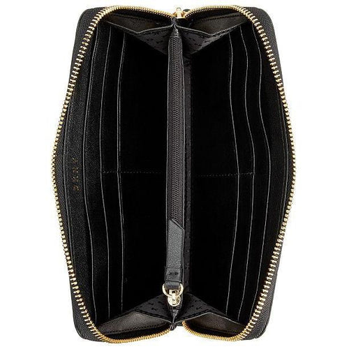 Large Zip Around Logo Wallet