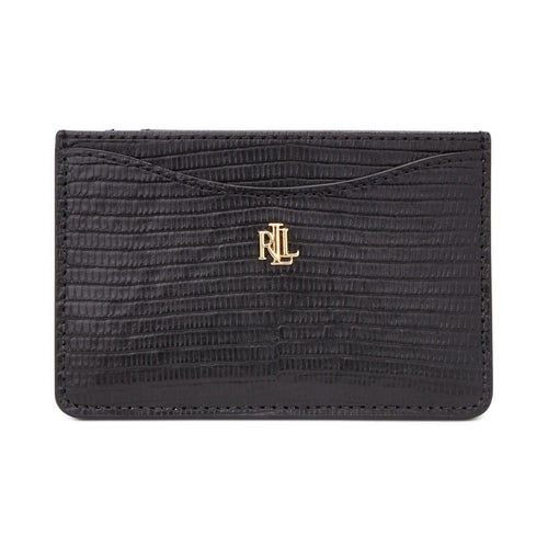 Lizard Embossed Slim Card Case Medium