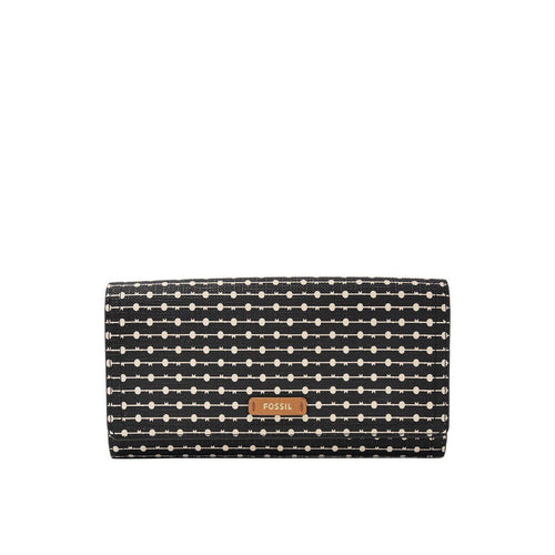 Logan Printed Flap Wallet