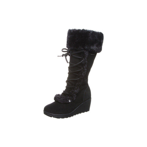 Emma Short Charcoal Suede Boots