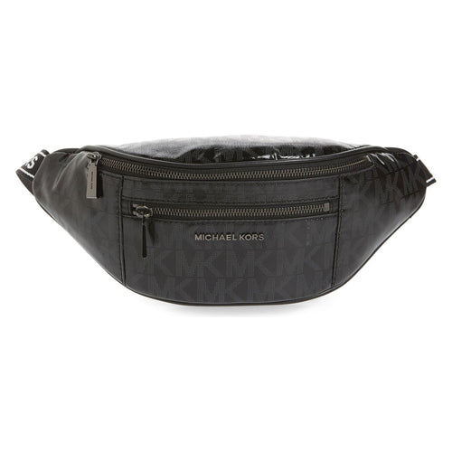 Mott Medium Belt Bag Black Leather Sport