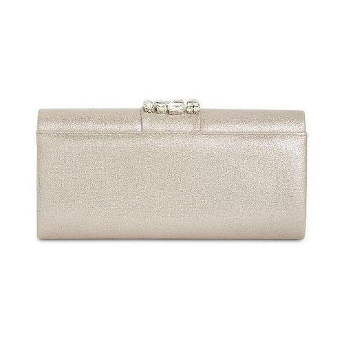 Rhinestone Metallic Clutch