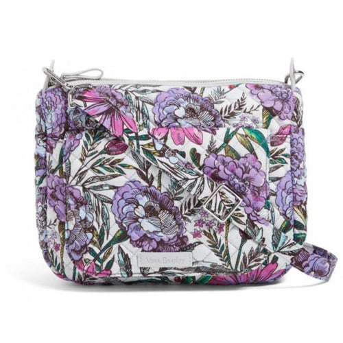 Vera Bradley Carson Mini Shoulder Bag Lavendar/ Meadow