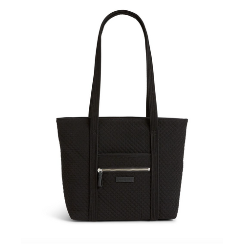 Vera Bradley Iconic Small Vera Quilted Tote Bag Classic Black